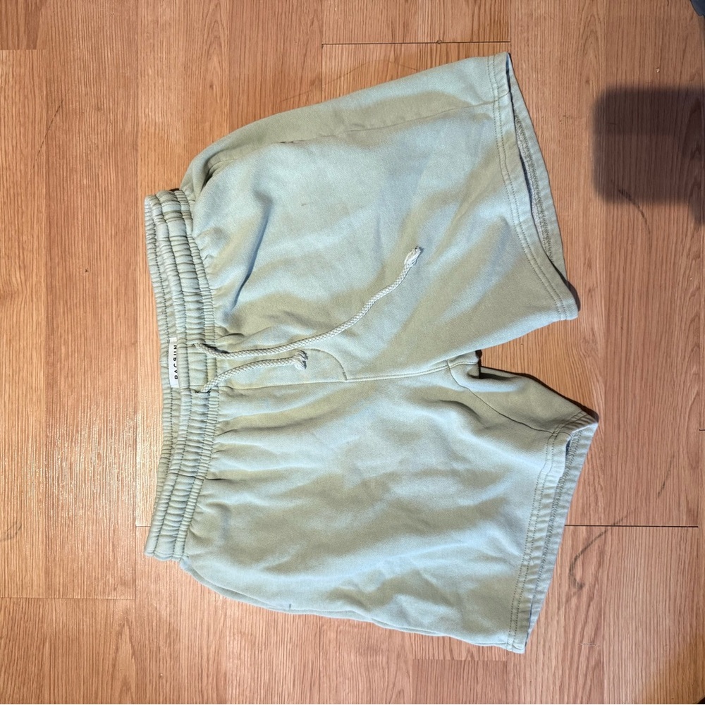 PacSun Tan Athletic Shorts Relaxed Fit Drawstring Waistband